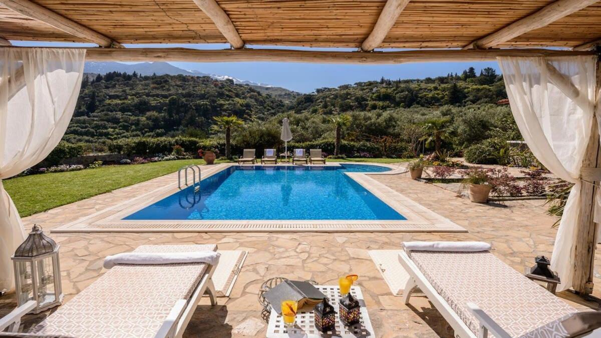 Chania Secluded Gem - Kallithea Private Pool Villa Pemonia Екстериор снимка